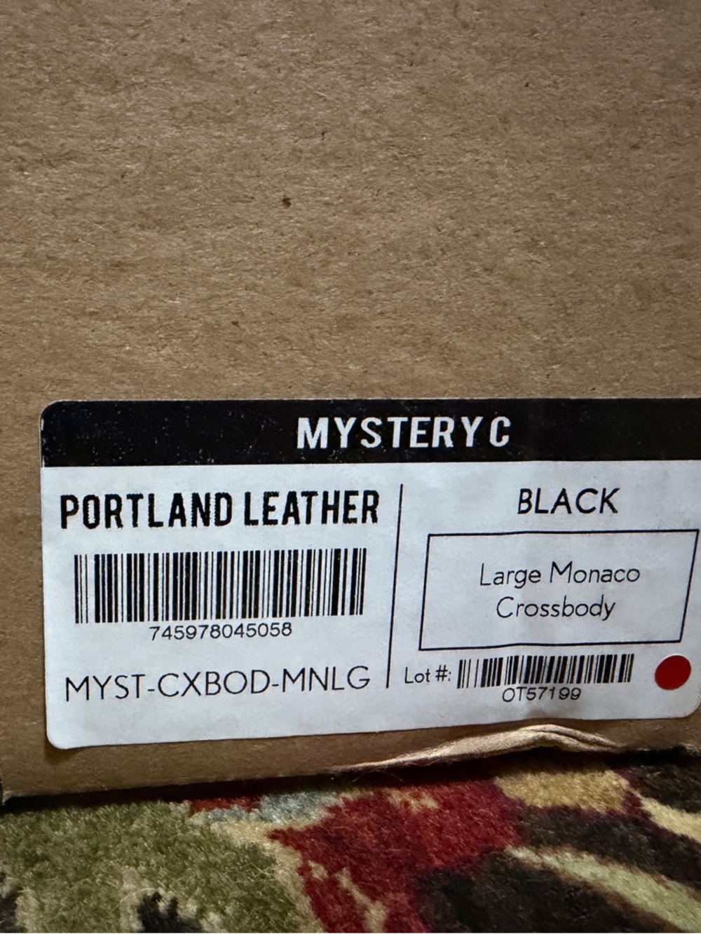 Portland Leather Black Large Monaco Purse NWT - Picture 4 of 5